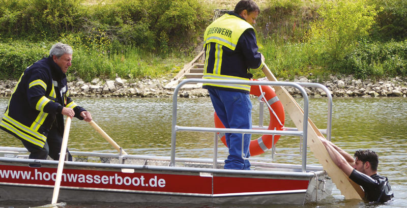 Uniboot Holzleiter